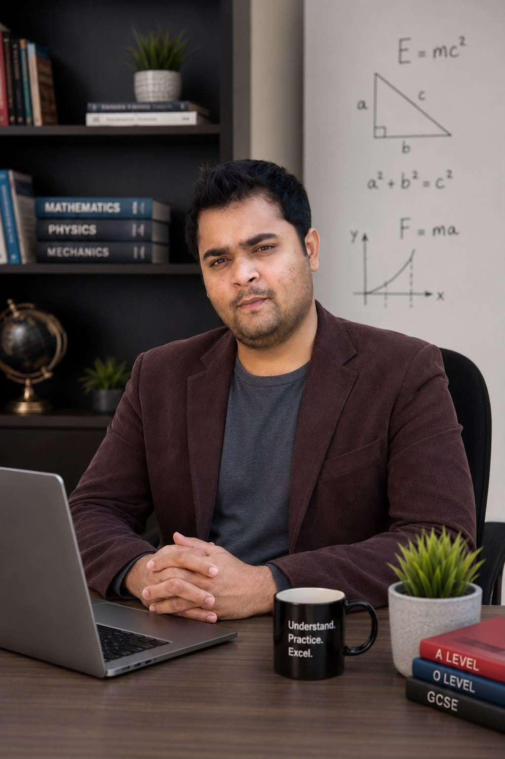 Shariq, Mathematics and Physics teacher